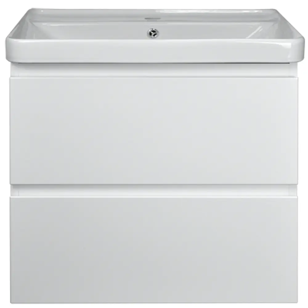 Комплект Azario тумба Мила 80 810х470х670 подвесная с раковиной Monte tx 80 белый матовый (CS00080142)