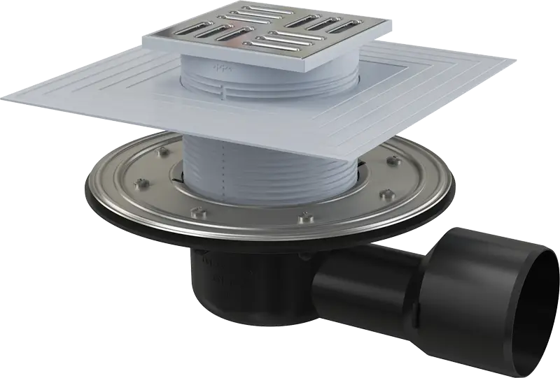 Душевой трап Alcadrain с решеткой хром (APV3344)