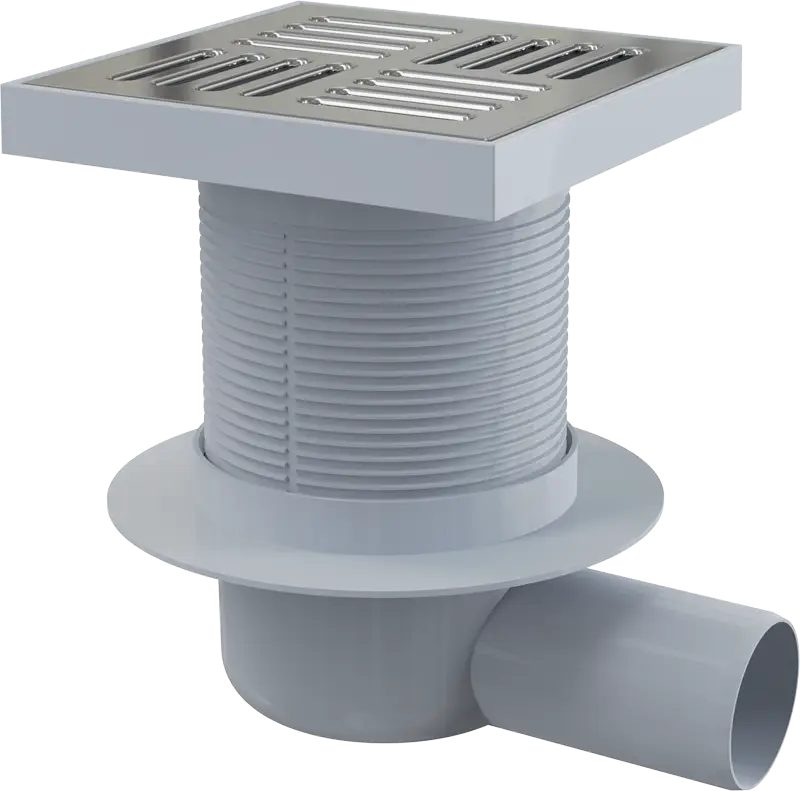 Душевой трап Alcadrain с решеткой хром (APV5411)