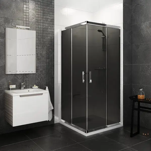 Душевая дверь Ravak Blix BLRV2K-90 блестящий + стекло транспарент 