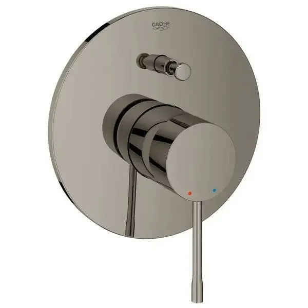 Смеситель РРЦ Essence однорычажный для ванны, внешняя монтажная часть, темный графит глянец (24058A01)