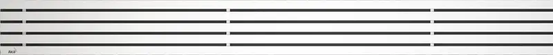 Решетка для желоба Alca Plast, нержавеющая сталь, хром матовый (STREAM-950M)