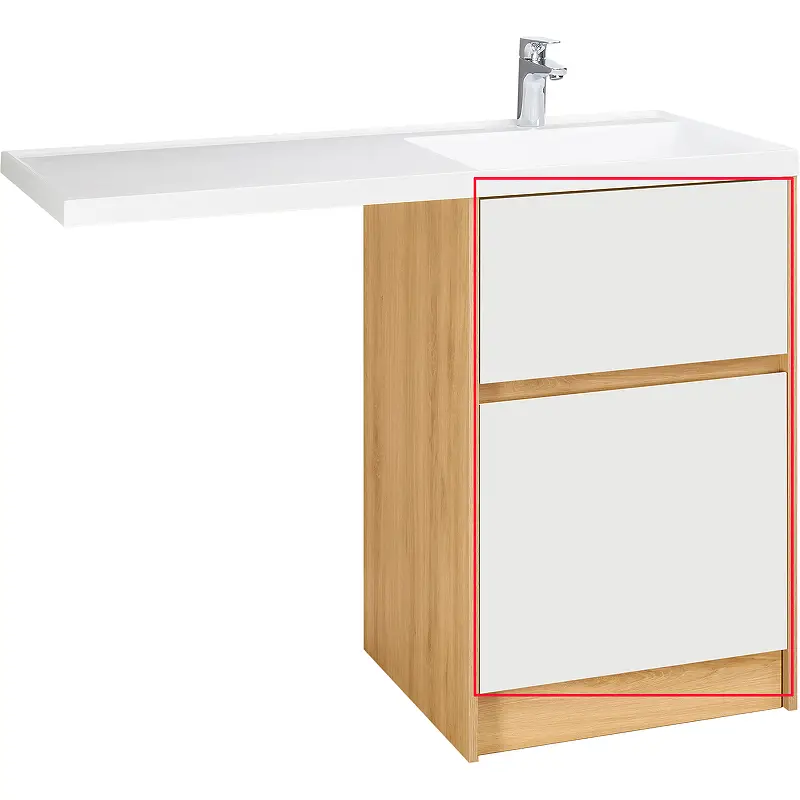 Фасад для тумбы Aquaton Лондри 60 Белый (1A274801LH010)