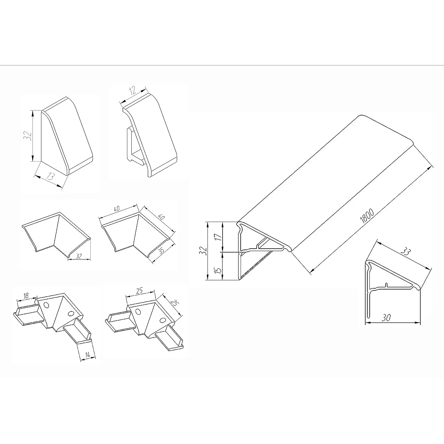 схема для бордюра 180х30 мм