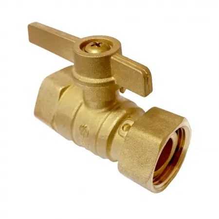 Кран шаровый Arco с накидной гайкой, ВН/ВН, 3/4"х1/2", латунь (146030)