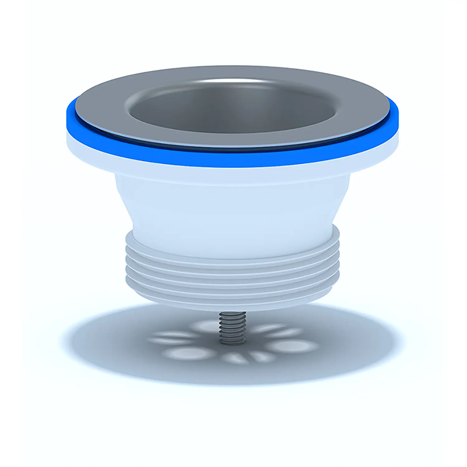 Выпуск Ани Пласт 1 1/2" с нержавеющей решеткой (M100)