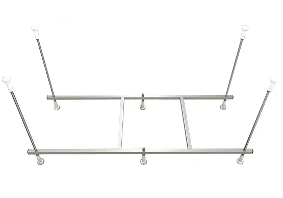 Сборный каркас к ванне AZARIO BELLA 160/165 см шпильки (AV.0020160K)