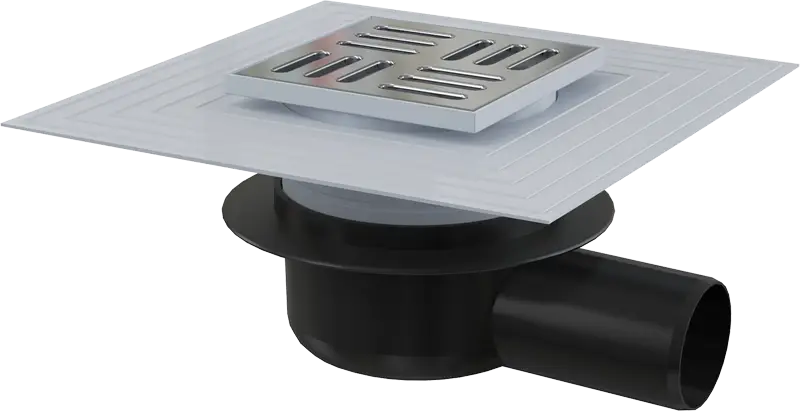 Душевой трап Alcadrain с решеткой хром (APV26C)