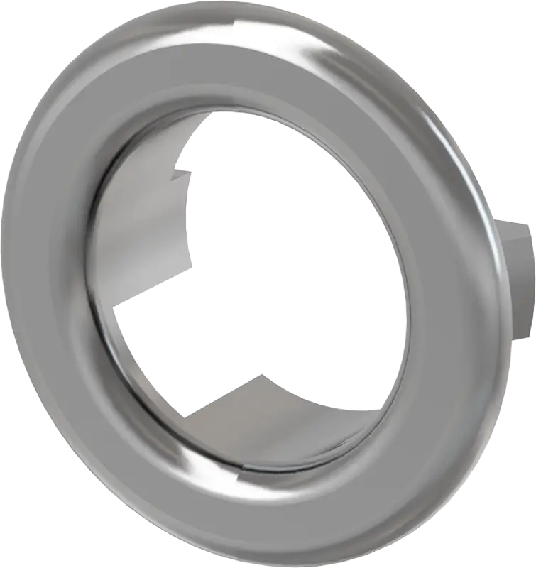 Обрамление перелива умывальника Alcadrain, хром (A22)