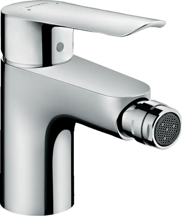 Смеситель для биде Hansgrohe Logis E, однорычажный, со сливным гарнитуром, хром (71232000)