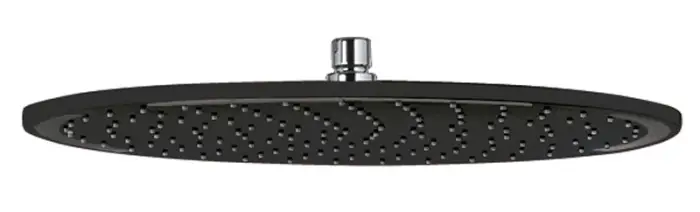Верхний душ KLUDI A-QA  круглый, плоский, 300 мм, черный матовый (6433087-00)