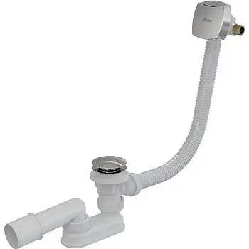 Слив-перелив Ravak для ванны, click-clack, с наливом, хром (X01505)