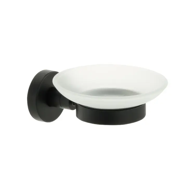 Мыльница подвесная Fixsen Comfort Black черная матовая (FX-86008)
