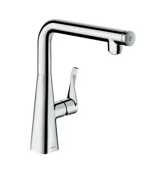 Смеситель для кухни Hansgrohe Metris Select, однорычажный, хром (14847000)