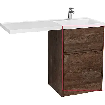 Фасад для тумбы Aquaton Лондри 60 Дуб Кантри (1A274801LHDY0)