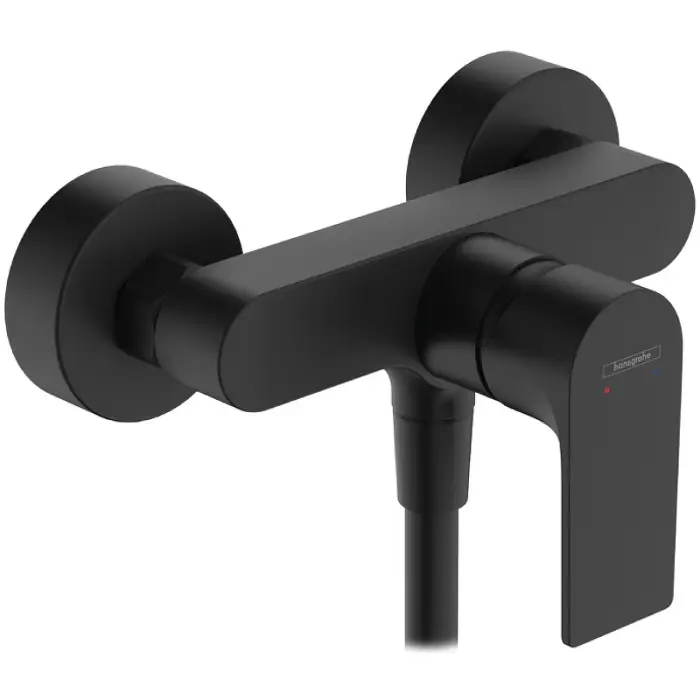 Смеситель для душа Hansgrohe Rebris E керамический картридж, черный матовый (72650670)