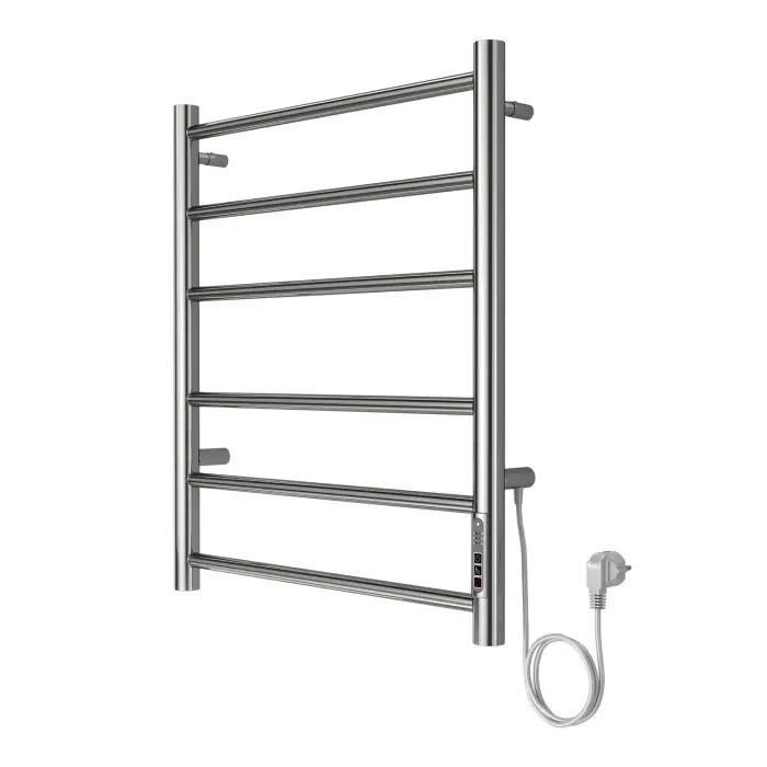 Полотенцесушитель электрический AZARIO PARMA 500/600 6 секций, диммер справа, хром (AZ10856)