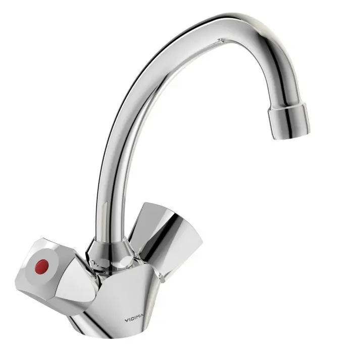 Смеситель для кухни Vidima Practic, двухвентильный, хром (BA231AA)
