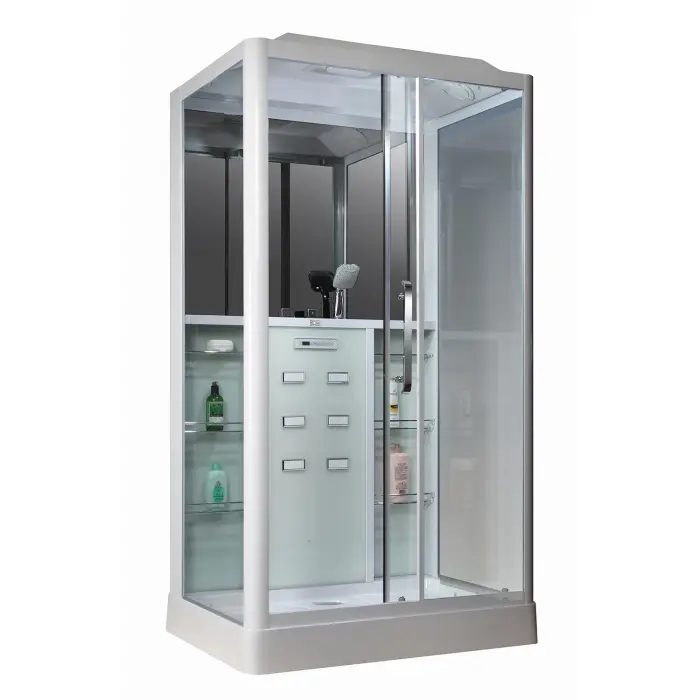 Душевая кабина Loranto Selak CS 127  R 90х120х235 правосторонняя, прозрачное стекло 6 мм., профиль белый (CS00035777)