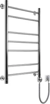 Полотенцесушитель электрический Маргроид Лесенка "Вид 10" без полки 80х50 подключение справа, хром