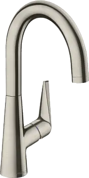 Смеситель для кухонной мойки Hansgrohe Talis 220, однорычажный, под сталь (72814800)