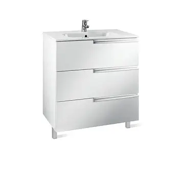 Тумба под раковину Roca Victoria Nord Ice Edition, 60*46*74 см, напольная, белый (Z.RU93.0.283.4)