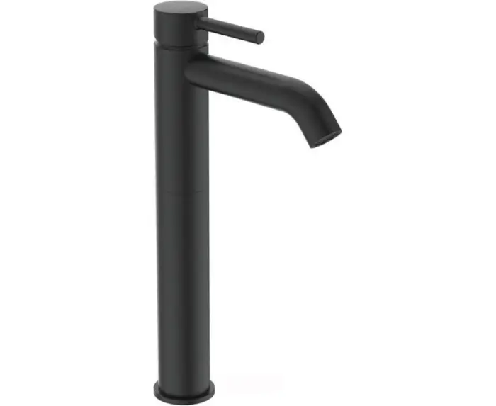 Смеситель для раковины высокий Ideal Standard Silk Black Ceraline Vessel, черный матовый, BC269XG
