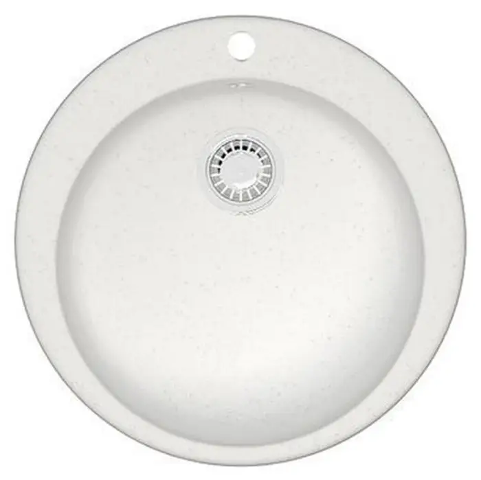 Кухонная мойка AZARIO Vital 507x507x200 искусственный мрамор, цвет Белый (CS00078342)