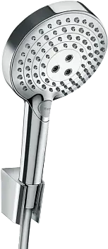Душевой набор Hansgrohe Raindance Select S 120 3jet P с держателем и шлангом 160 см, хром (27668000)