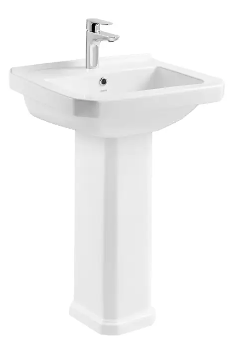 Раковина Creo Ceramique TOULON 600х480х845, белая (TL3000+TL3010)