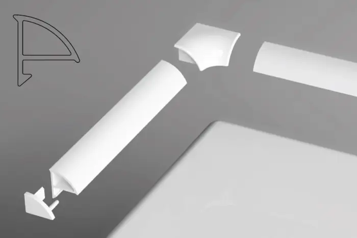 Декоративная планка Ravak 6/2000 белая (XB442000001)