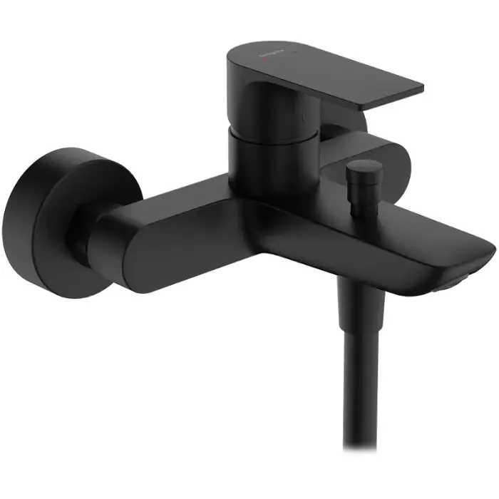 Смеситель для ванны Hansgrohe Rebris E керамический картридж, черный матовый (72450670)