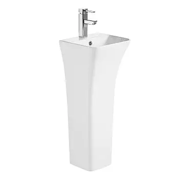 Раковина напольная Azario FRETTA SQUARE 340х340х835 отдельностоящая (AZ-515)