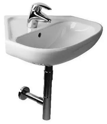 Раковина угловая JIKA Z_DEEP BY 550 мм, белая (8.1661.4.000.104.1)