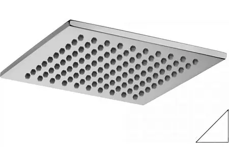 Верхний душ Paffoni SYNCRO 200x200 белый матовый (ZSOF075BO)