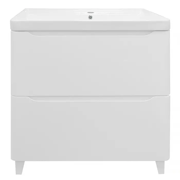 Комплект Тумба Azario LOTOS 70/2 Н 710х475х835 напольная с раковиной Monte 70 (CS00081986)