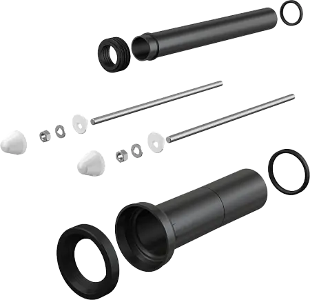 Kомплект Alcadrain принадлежностей к унитазу с удлиненными деталями для людей с ограниченными физ. возм. (M9000)