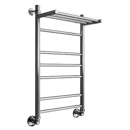Полотенцесушитель водяной Маргроид 50x50 Лесенка Вид 10 с полкой, хром (М00067959)