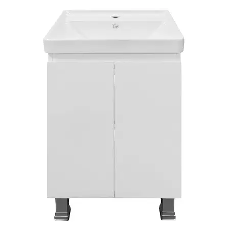 Комплект Тумба Azario Мила 50/Н напольная с раковиной Monte 50, белый (CS00097990)