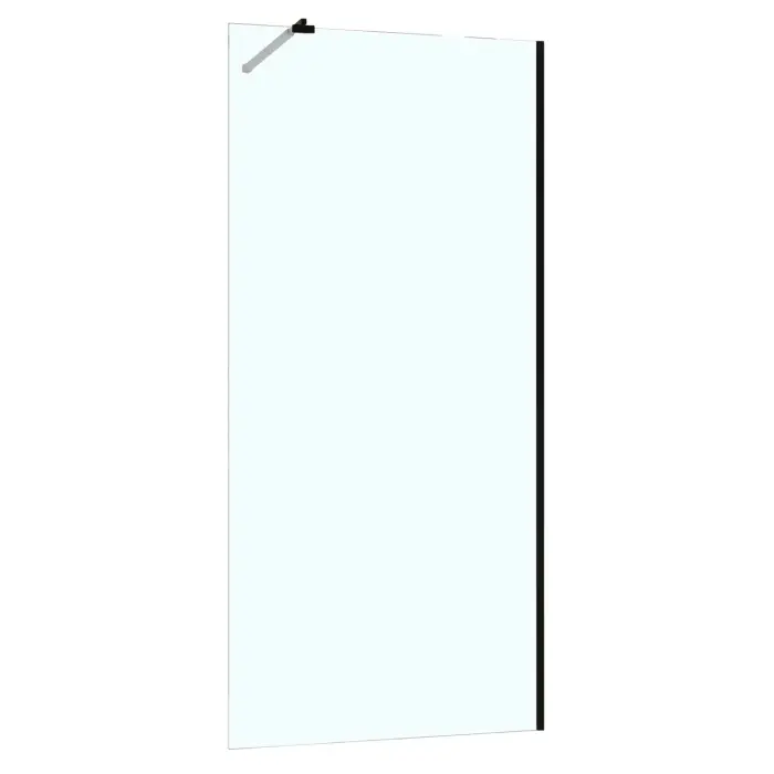 Душевая перегородка Azario Walk-in 1200х1950 прозрачное стекло 8 мм, профиль черный матовый (AZ-251-120-MB-CL)