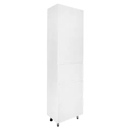 Пенал Azario Эстима 52/3 520х330х1960 напольный, белый глянцевый (CS00094562)