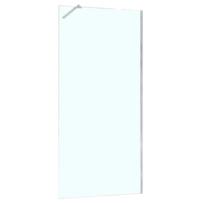 Душевая перегородка Azario Walk-in 1000х1950 прозрачное стекло 8 мм, профиль хром (AZ-251-100-CH-CL)