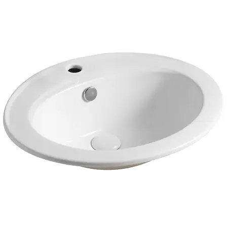 Раковина Azario 560х490х200 встраиваемая сверху, белая (AZ-T808)