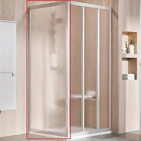 Душевая стенка Ravak Supernova APSS-90 профиль Сатин, стекло Grape (94070U02ZG)