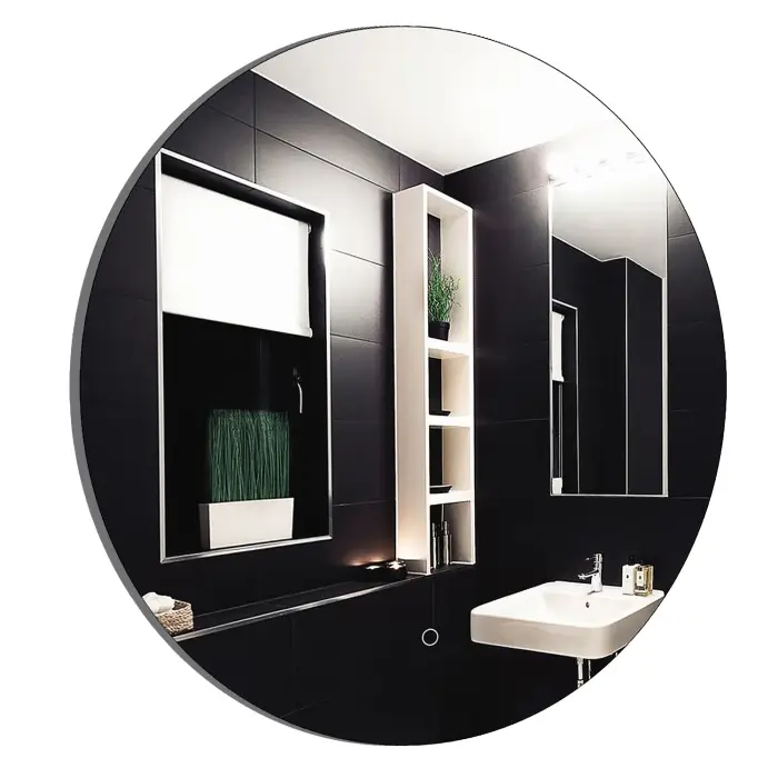 Зеркало Loranto Fiona D550 круглое, с подсветкой, сенсорный выключатель с функцией диммера (CS00098123)