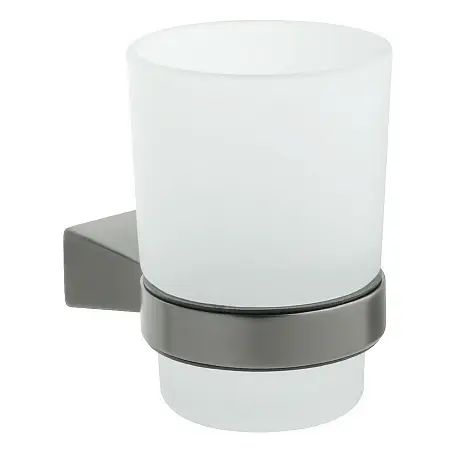 Подстаканник одинарный Fixsen Trend GRAPHITE стекло, графит (FX-98006)