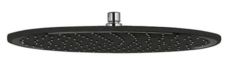 Верхний душ KLUDI A-QA  круглый, плоский, 300 мм, черный матовый (6433087-00)
