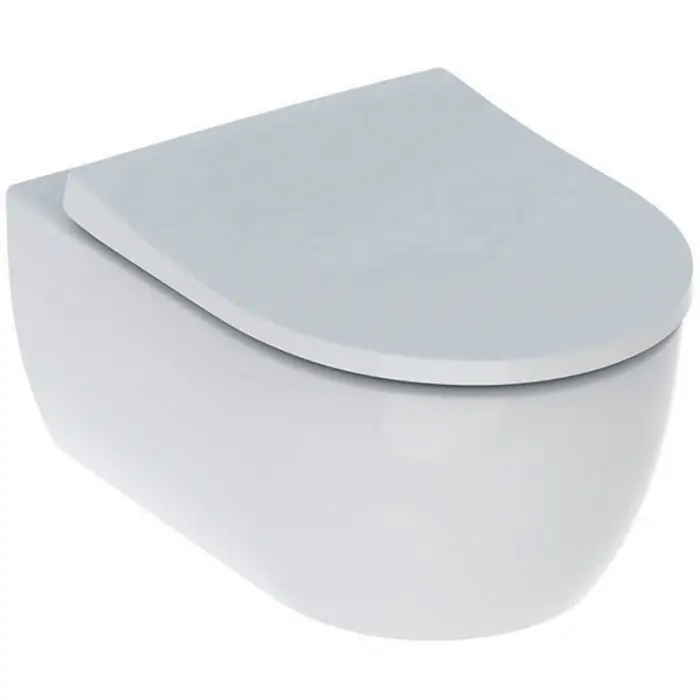 Унитаз подвесной Geberit ICON T54 безободковый, с тонким, быстрорсъемным сиденьем микролифт (500.784.01.1)