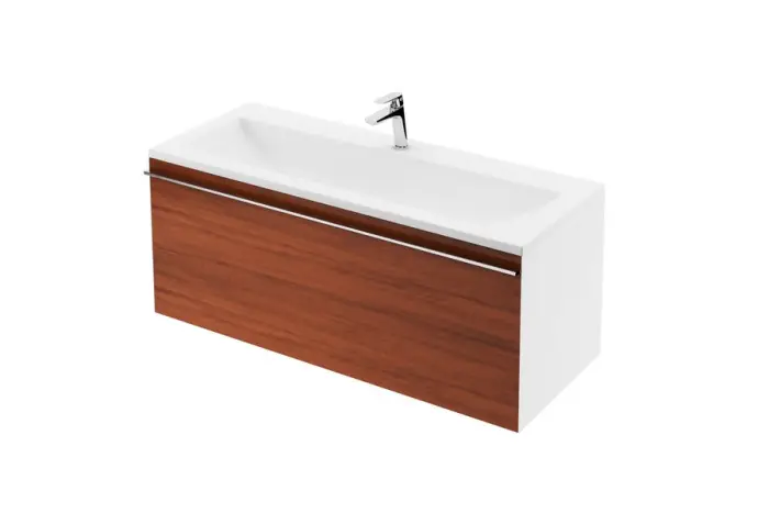 Тумба под раковину Ravak SD Clear 100 подвесная, Белая Вишня (X000000760)