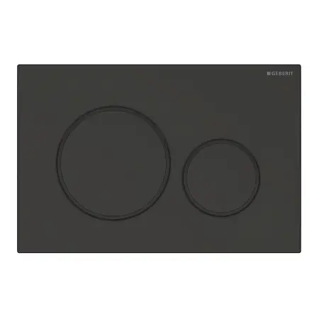Кнопка смыва Geberit Sigma 20, двойной смыв, черный